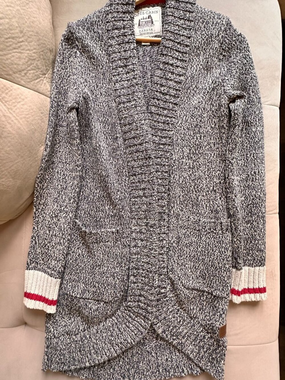 AUTHENTIC Roots Cabin Cardigan Sweater - Size XS/S New! - Picture 2 of 6